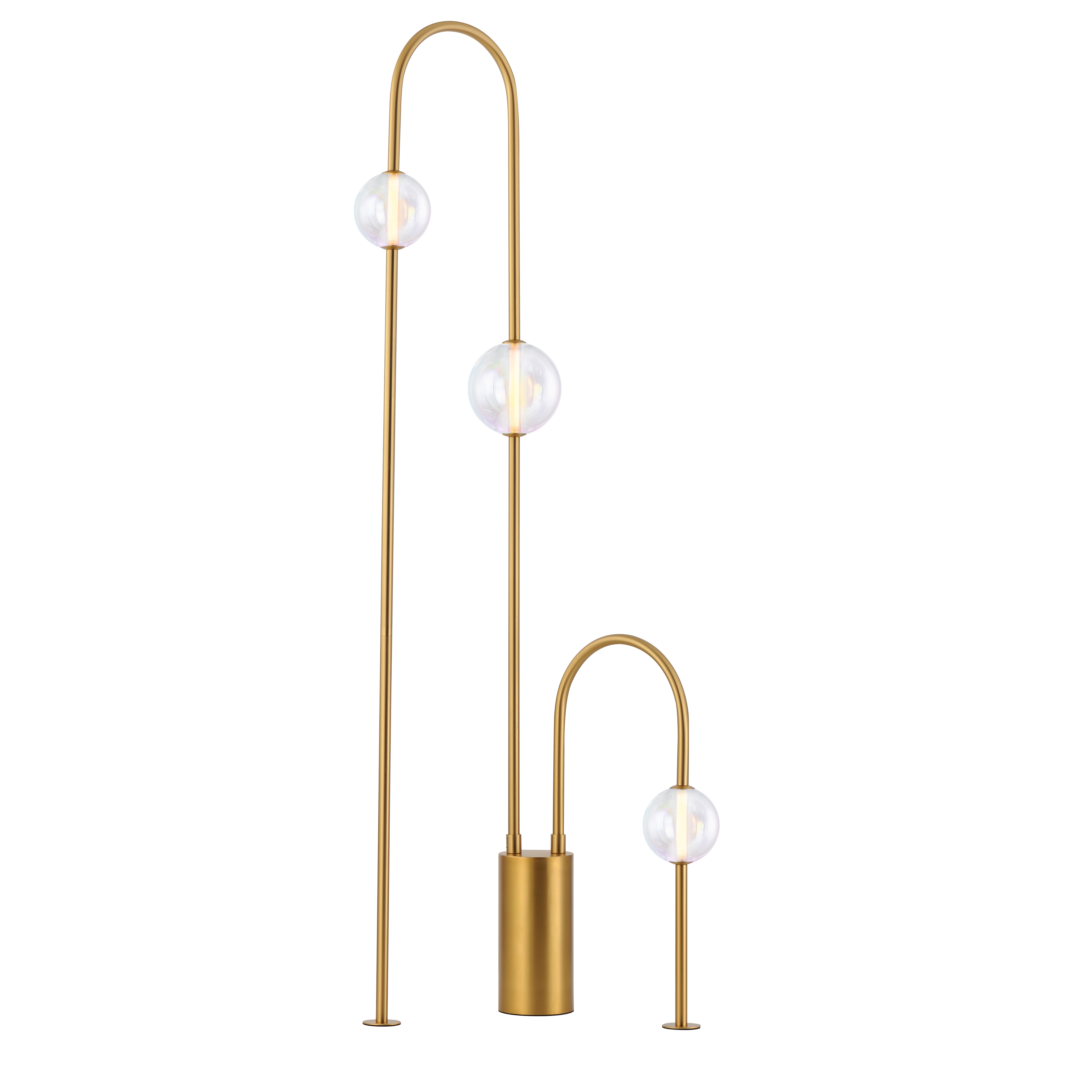 Dreamer glass cheap floor lamp