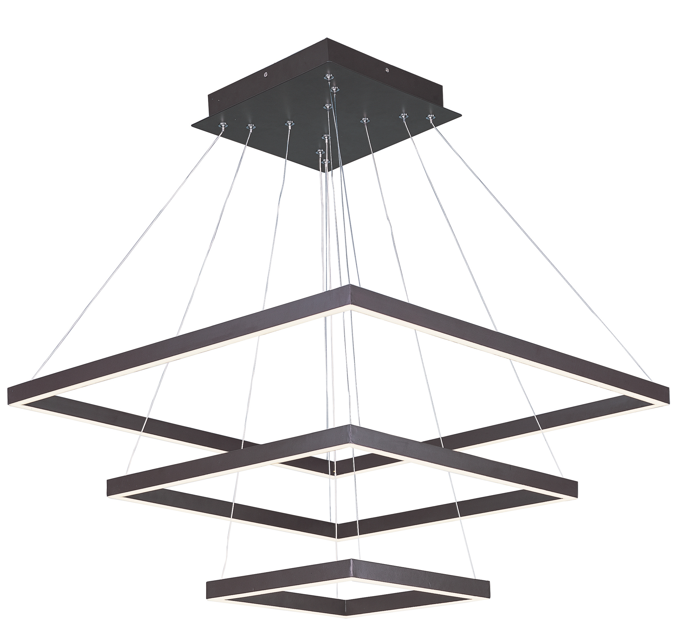 fund fame malicious Quatro LED 3-Tier Pendant - Single Pendant - Maxim Lighting