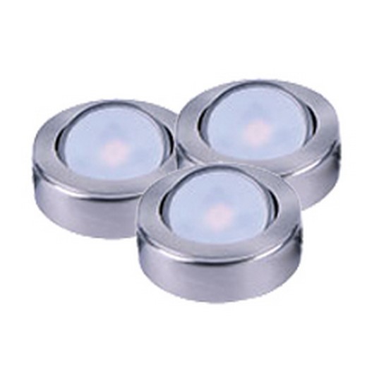 Counter Max LED Puck 2700K 3 PK Under Cabinet Disc Maxim