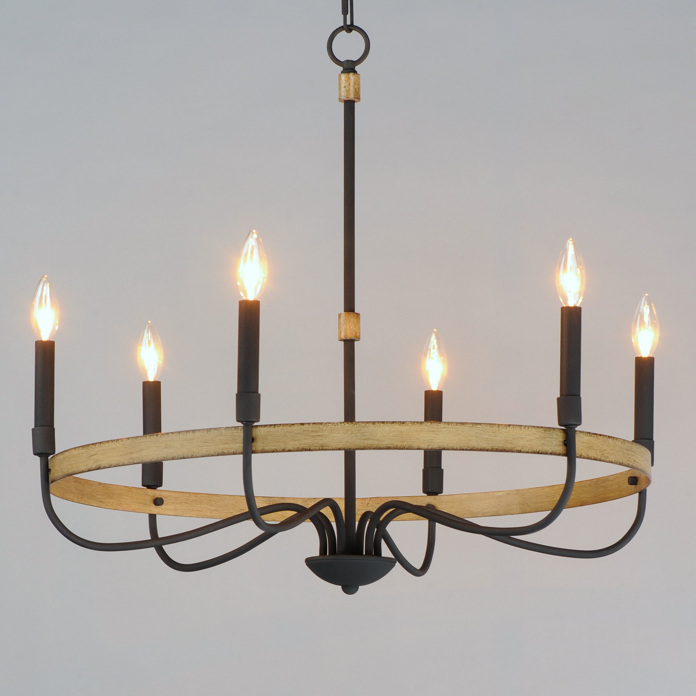 umi　0106 Franklin 6-Light Chandelier - Chandelier - Maxim Lighting