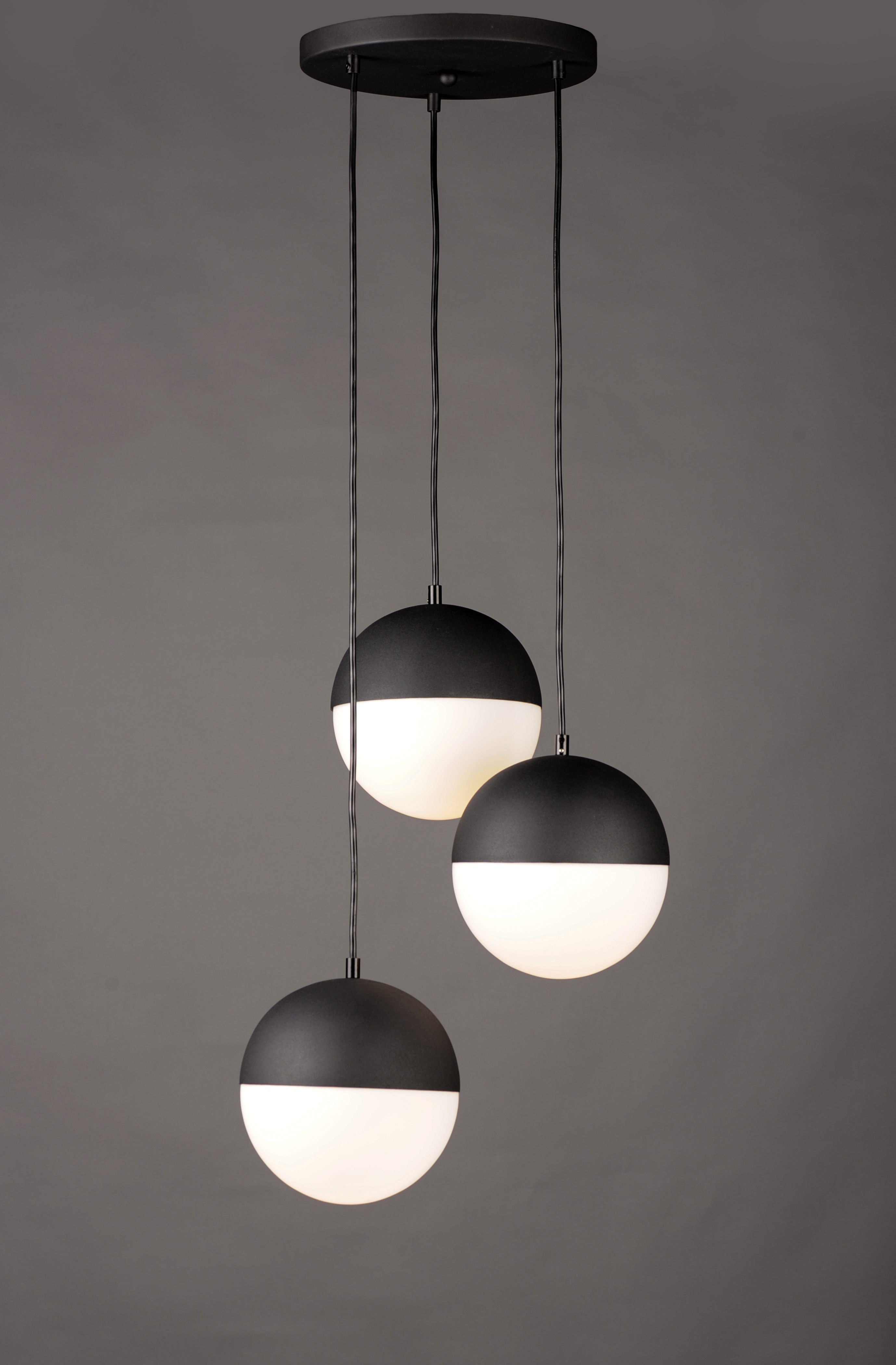 Half moon discount pendant light