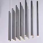 Flute LED 35-Light Pendant
