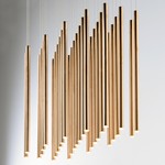 Flute LED 31-Light Pendant