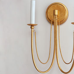 Plumette 2-Light Wall Sconce