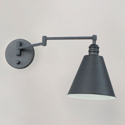 Library Wall Sconce Horizontal Swing Arm