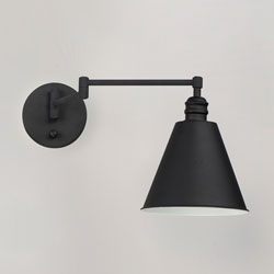 Library Wall Sconce Horizontal Swing Arm