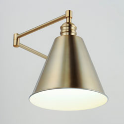 Library Wall Sconce Horizontal Swing Arm