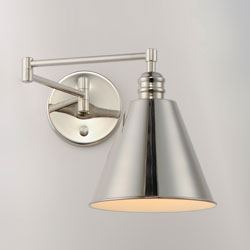 Library Wall Sconce Horizontal Swing Arm