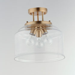 Acadia 3-Light Semi-Flush Mount