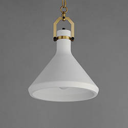 Lumi 13 White Plaster Pendant