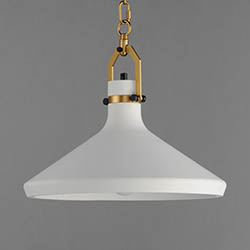 Lumi 16 White Plaster Pendant