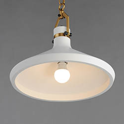 Lumi 16 White Plaster Pendant