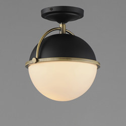 Duke 1-Light Semi Flush Mount