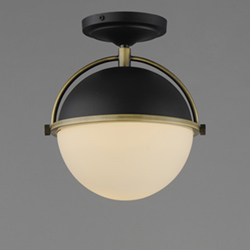 Duke 1-Light Semi Flush Mount