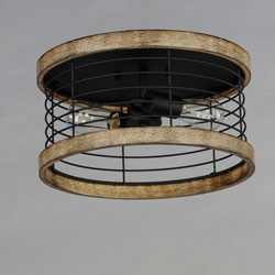 Homestead 15" Semi Flush Mount