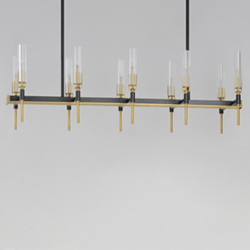 Flambeau 10-Light Linear LED Chandelier