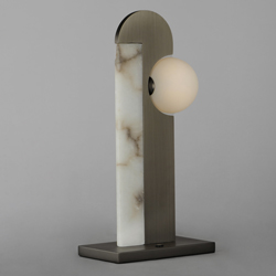 New Age Desk Lamp Spanish Alabaster