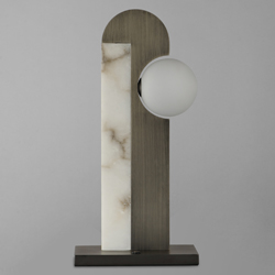 New Age Desk Lamp Spanish Alabaster