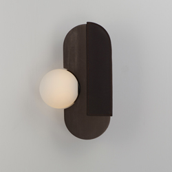 Stitched Side-Light Wall Sconce