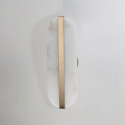 Stonewall Alabaster LED Wall Sconce