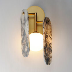 Megalith LED Wall Sconce - Striae Arya