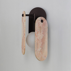 Megalith LED Wall Sconce - Rose Jade