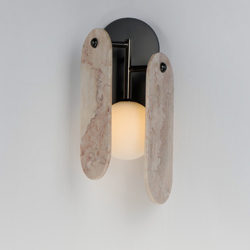Megalith LED Wall Sconce - Rose Jade