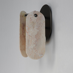 Megalith LED Wall Sconce - Rose Jade