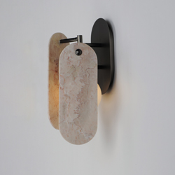 Megalith LED Wall Sconce - Rose Jade