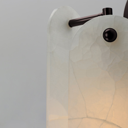 Megalith LED Wall Sconce - Alabaster