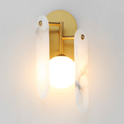 Megalith LED Wall Sconce - Alabaster