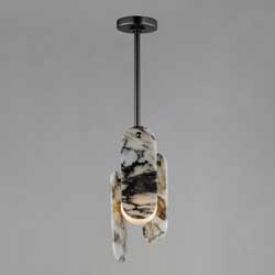 Megalith Stem Hung Pendant Striae Arya