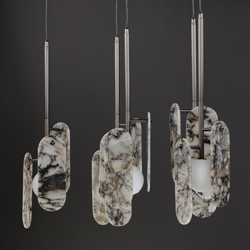 Megalith 5-Light Pendant Striae Arya