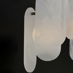 Megalith 5-Light Pendant White Onyx