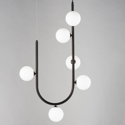 Contour 6-Light Cord Hung Pendant 3000K