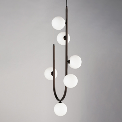 Contour 6-Light Cord Hung Pendant 3000K