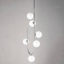 Contour 6-Light Cord Hung Pendant 4000K