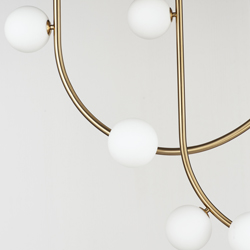 Contour 14-Light Fixed Stem Ceiling Light 3000K