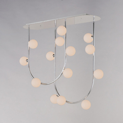 Contour 14-Light Fixed Stem Ceiling Light 4000K