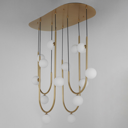 Contour 16-Light Cord Hung Pendant 3000K