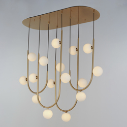 Contour 16-Light Cord Hung Pendant 3000K