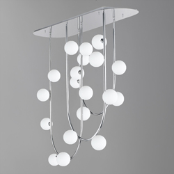 Contour 19-Light Fixed Stem Ceiling Light 4000K