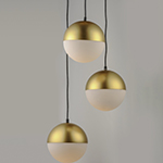 Half Moon LED 3-Light Pendant