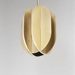 Interval LED Medium Ellipse  Pendant