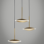 Saucer LED 3-Light Pendant