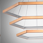 Hex LED Pendant