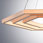 Hex LED Pendant