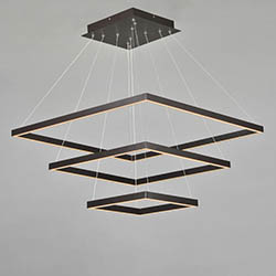 Quatro LED 3-Tier Pendant