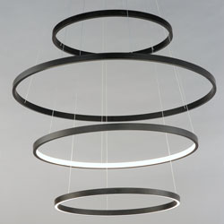 Groove 4-Tier LED Pendant