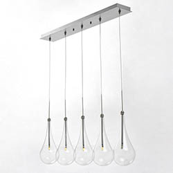 Larmes Drop 5-Light LED Pendant